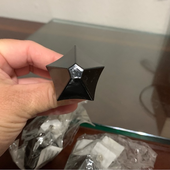 Set of 3 Michael’s Triangular Prism Drawer Pulls - Picture 2 of 8